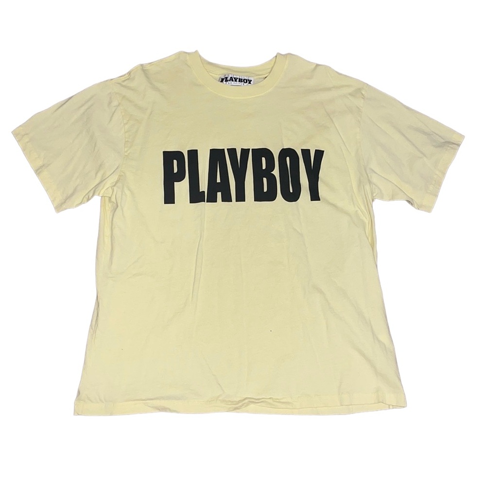 Yellow playboy t-shirt